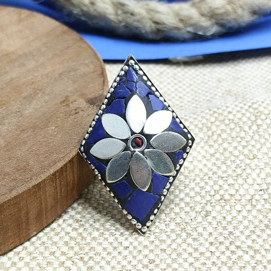 Floral Design Clay Work Ring