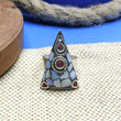 Triangle Shape Clay Adjustable Ring