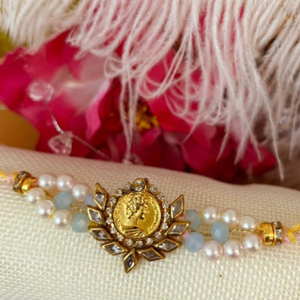 Unique Charm Beaded Rakhi