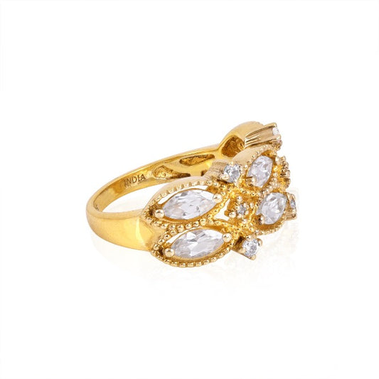 Moissanti Gold Plated Ring