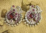 Stunning Peacock Kundan Earrings