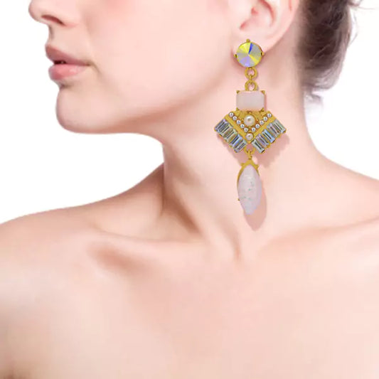Luxurious Imitation Stone Earring