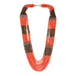 Brown & Orange chunky necklace