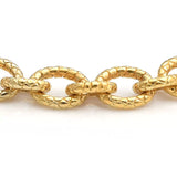 Gold Plated Rolo Link Chain Bracelet For Special You