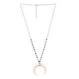 Fashion half moon necklace for women and girls - The Fineworld