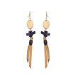 Gold Tone Dangle and Drop Earrings with Tassels for Girls & Women - The Fineworld