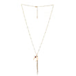 Small half moon necklace for women and girls - The Fineworld