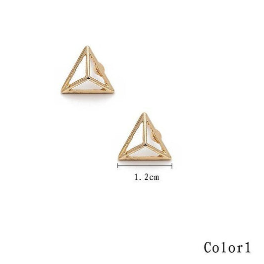 Triangle Ear Studs For Girls - The Fineworld