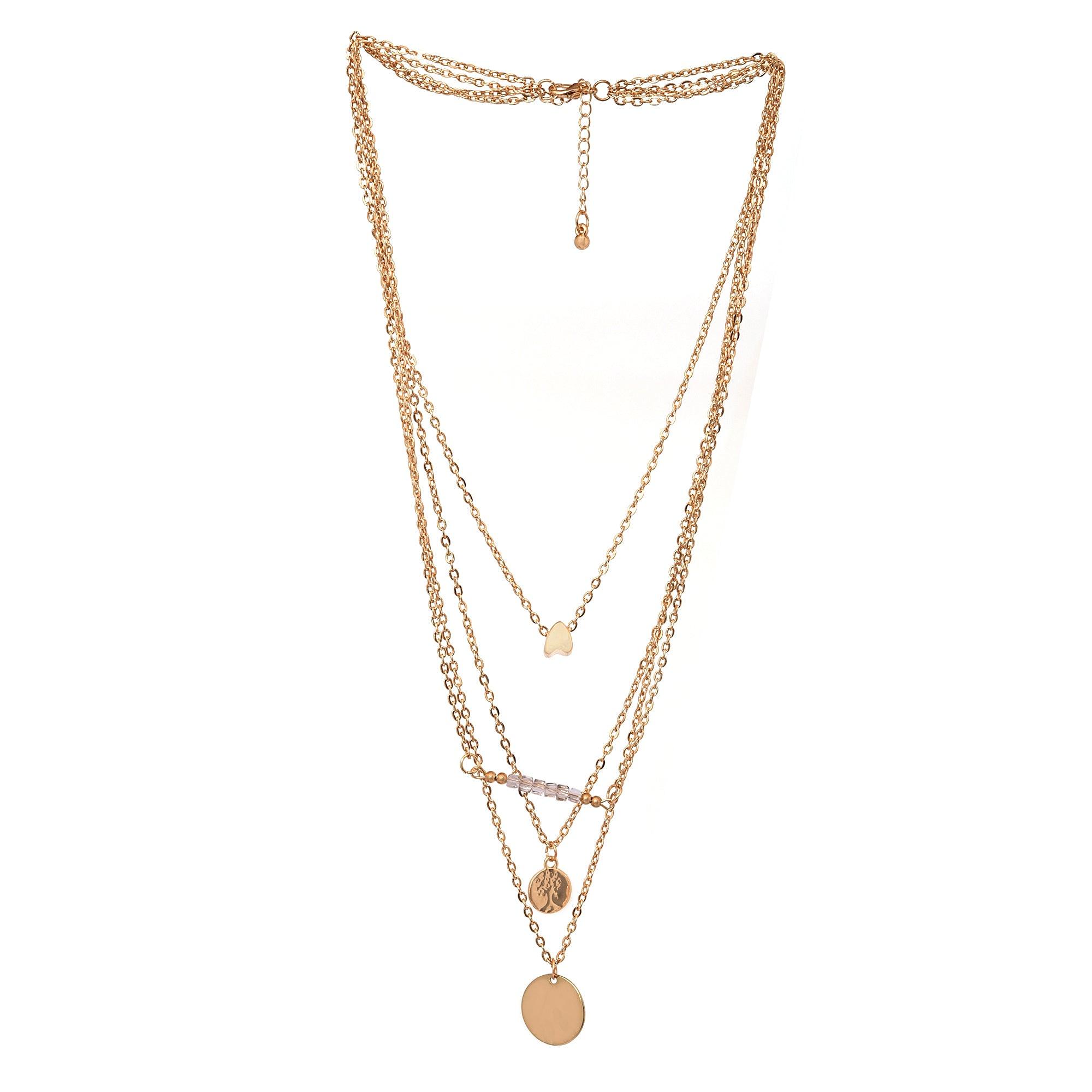 Latest layered necklaces online in cheap prices - The Fineworld