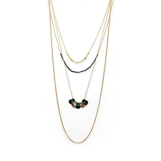 Trendy four layer fashion necklace in low cost - The Fineworld