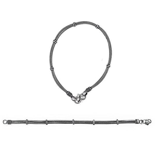 Trendy chain anklet - The Fineworld