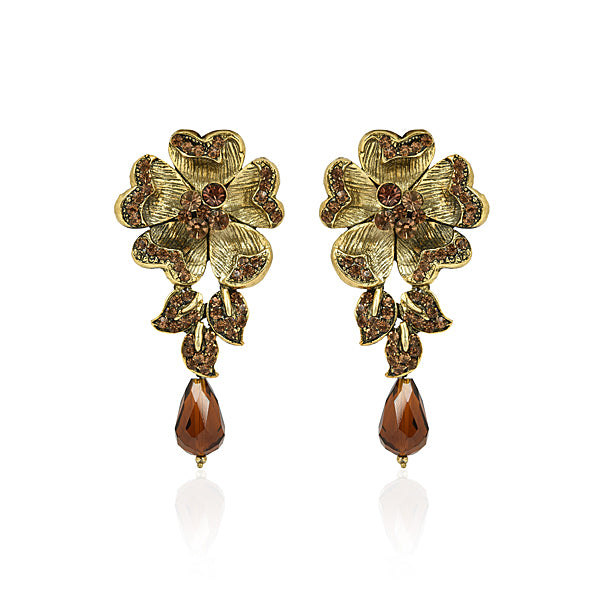 Contemporary Designer Floral Earrings - The Fineworld