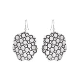 Contemporary style German silver danglers - The Fineworld
