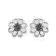 Classy flower designed German silver earrings - The Fineworld