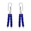 Long danglers double side blue beads - The Fineworld