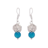 Contemporary And Stylish blue Drop Earrings - The Fineworld
