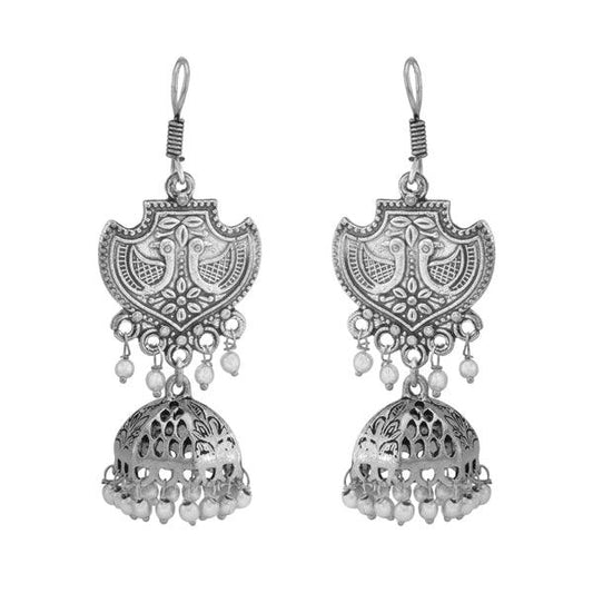 Double peacock designe earring for women - The Fineworld