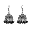 Trendy black beads jhumki earring - The Fineworld