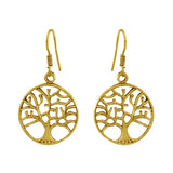 Golden tree shape fashion earring - The Fineworld