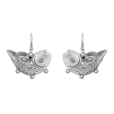 Fish shaped german silver earring - The Fineworld