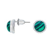 Shaded Green Color Stud Earring - The Fineworld