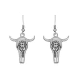 Bull shaped german silver earring for women - The Fineworld