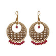 Fancy oxidized gold plated women fashion earrings - The Fineworld