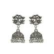 Oxidised Silver Peacock drop earrings for a trendy look - The Fineworld