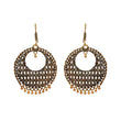 Fancy oxidized gold earrings for weddings and parties in India - The Fineworld