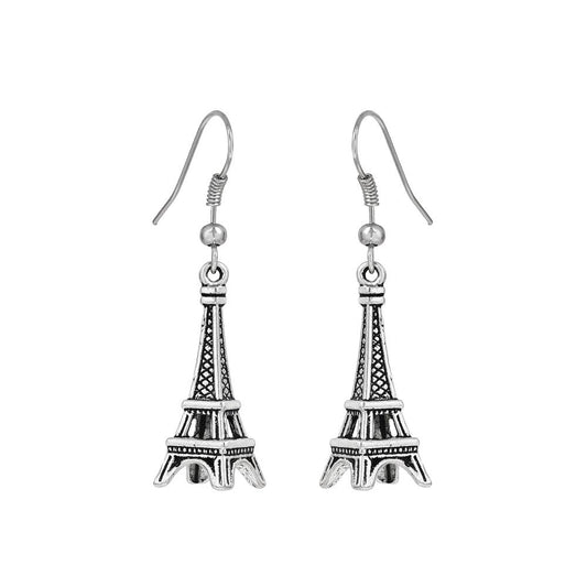 Eiffel Tower Drop Earrings For Girls - The Fineworld