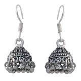 Gorgeous jhumki style earrings in German Silver - The Fineworld