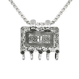 Vintage Oxidized German Silver Pendant For Women - The Fineworld