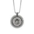 Sun Designed German Silver Pendant - The Fineworld