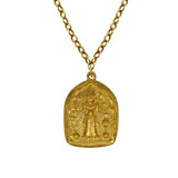 Gold Plated Indian God Designed Pendant - The Fineworld