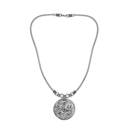 Coin Shaped Pendant For Women And Girls - The Fineworld