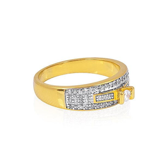 Gold Plated Stylish Imitation Ring - The Fineworld