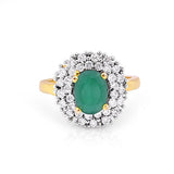 Finely crafted designer stone studded cocktail ring - The Fineworld