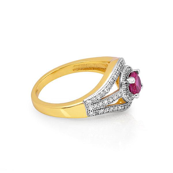 Classy Traditional Look Gold Plated Ring - The Fineworld