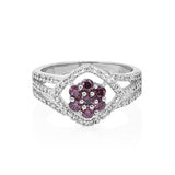 Artificial Diamond Ring with Bunch of stones studded - The Fineworld