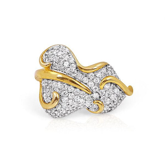 Gold Plated Designer Imitation Ring - The Fineworld