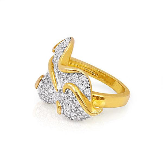 Gold Plated Designer Imitation Ring - The Fineworld