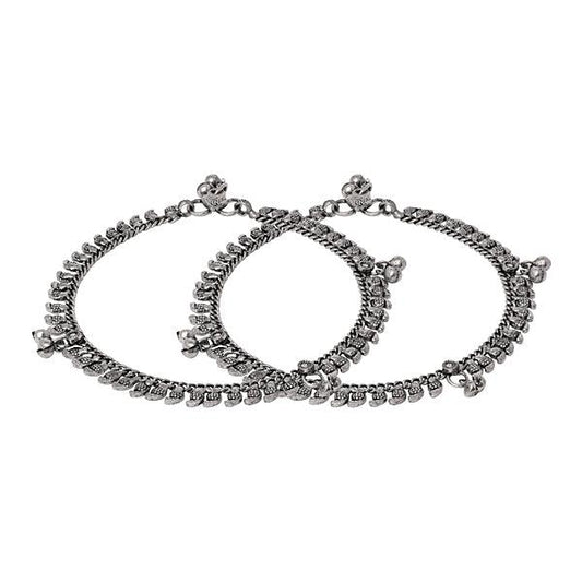 Vintage look oxidized anklet - The Fineworld