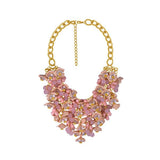 Adorable chunky pink necklace - The Fineworld
