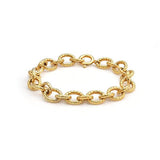 Gold Plated Rolo Link Chain Bracelet For Special You - The Fineworld