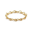 Gold Plated Rope Loop Chain Bracelet - The Fineworld
