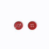 Red Color Polyester Shirt Buttons - The Fineworld