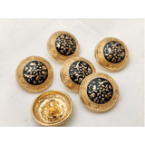 Golden Polish Coat and Sherwani Metal Buttons - The Fineworld