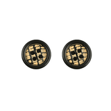 Natural Wood Black Button - The Fineworld