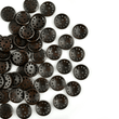 Black and Brownish Wood Button - The Fineworld