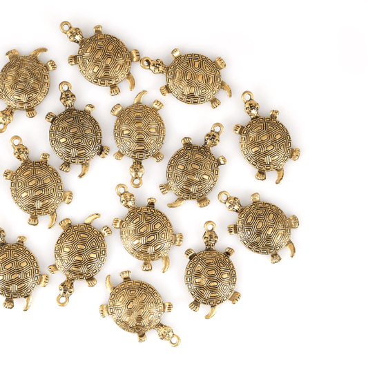 Tortoise Charms Antique Look - The Fineworld